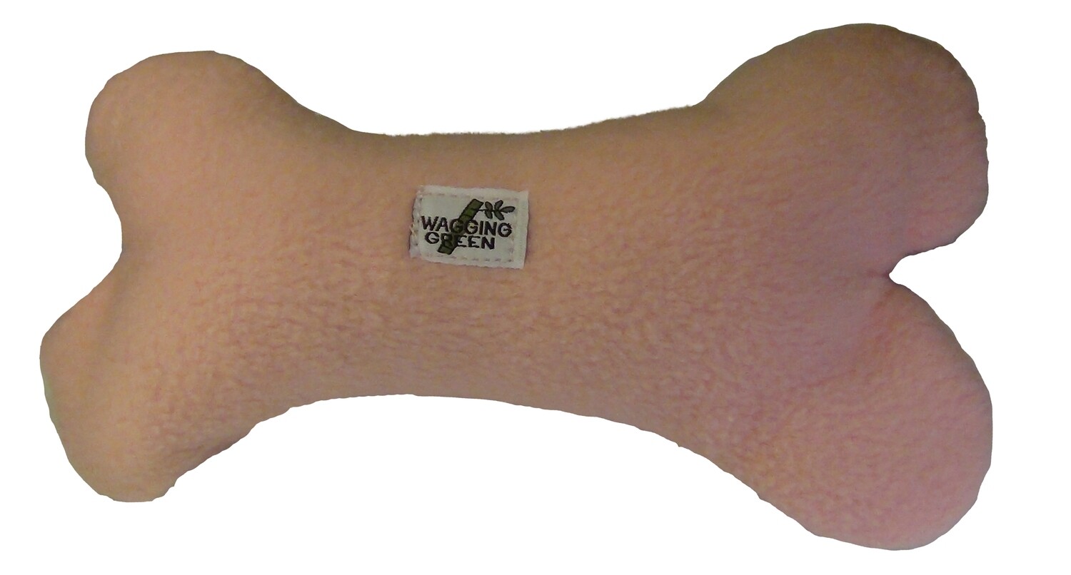 Eco Friendly Fleece Bone - Seashell