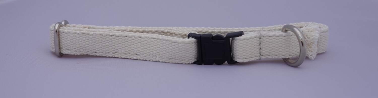 Eco Friendly Bamboo Breakaway Puppy Collar - Natural (undyed) (Double Layer - Clearance) Eco Friendly Bamboo Breakaway Puppy Collar - Natural (undyed) (Double Layer - Clearance)