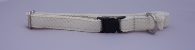 Eco Friendly Bamboo Breakaway Puppy or Cat Collar - Natural (undyed) (Double Layer - Clearance)