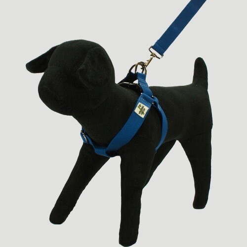 Eco Friendly Bamboo Single Layer Step-In Dog Harness - Twilight