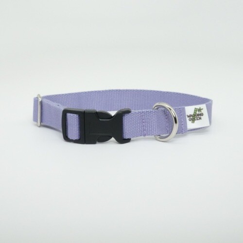 Eco Friendly Bamboo Single Layer Dog Collar - Spring Lilac