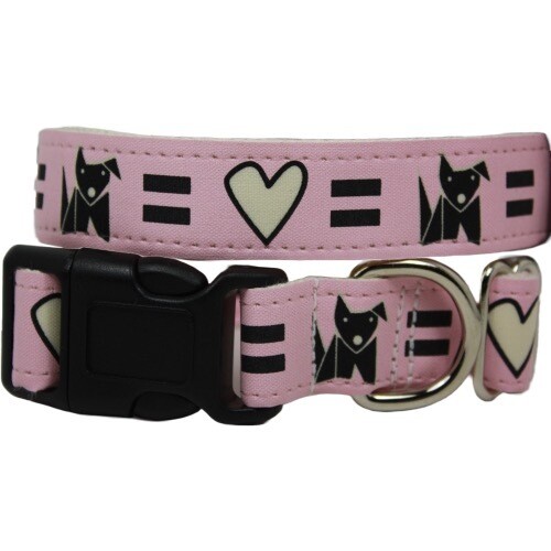 Eco Friendly Bamboo Saving The Earth Series Dog Collars - Love Dog