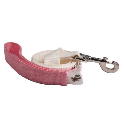 Eco Friendly Bamboo Single Layer Dog Leash - Blossom (pink and natural)