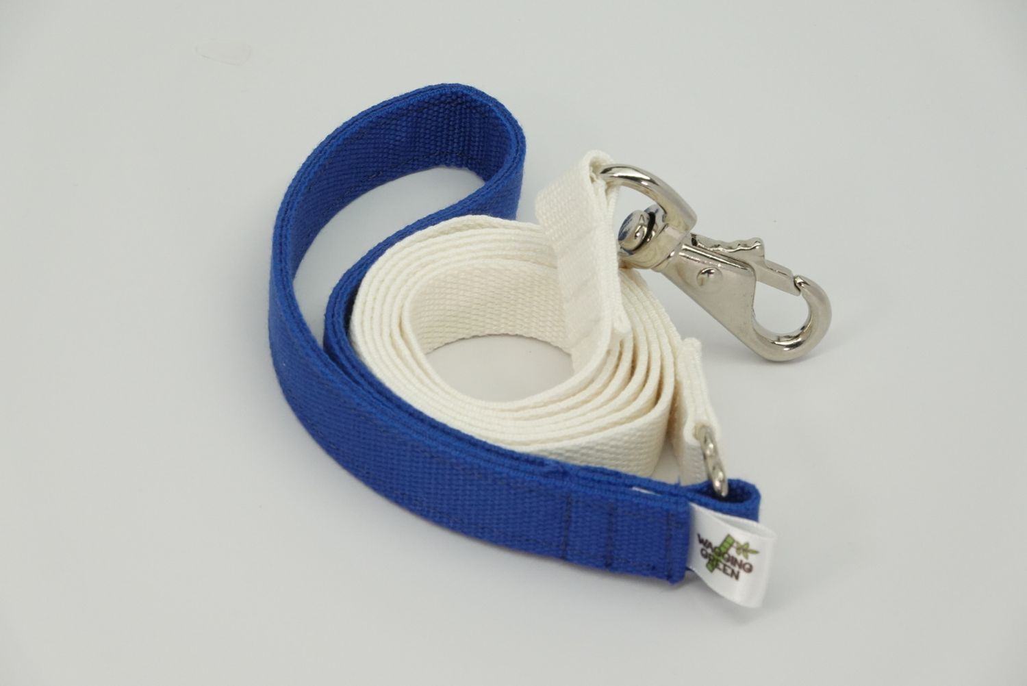 Eco Friendly Bamboo Single Layer Dog Leash - Blue Horizon