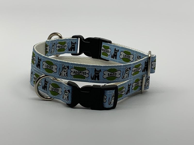 Eco Friendly Bamboo Saving The Earth Series Dog Collars - Rescue Dog
