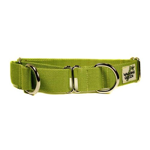 Eco Friendly Bamboo Single Layer Martingale Dog Collar - Bamboo Zen