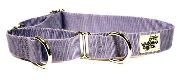 Eco Friendly Bamboo Martingale Dog Collar - Lilac