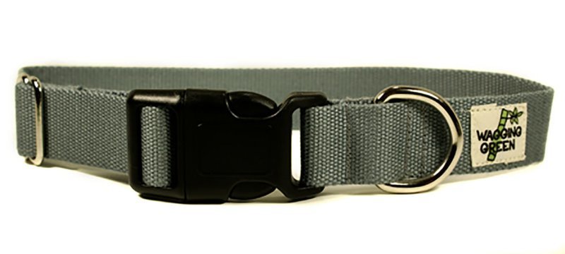 Eco Friendly Bamboo Double Layer Dog Collar - Pebble