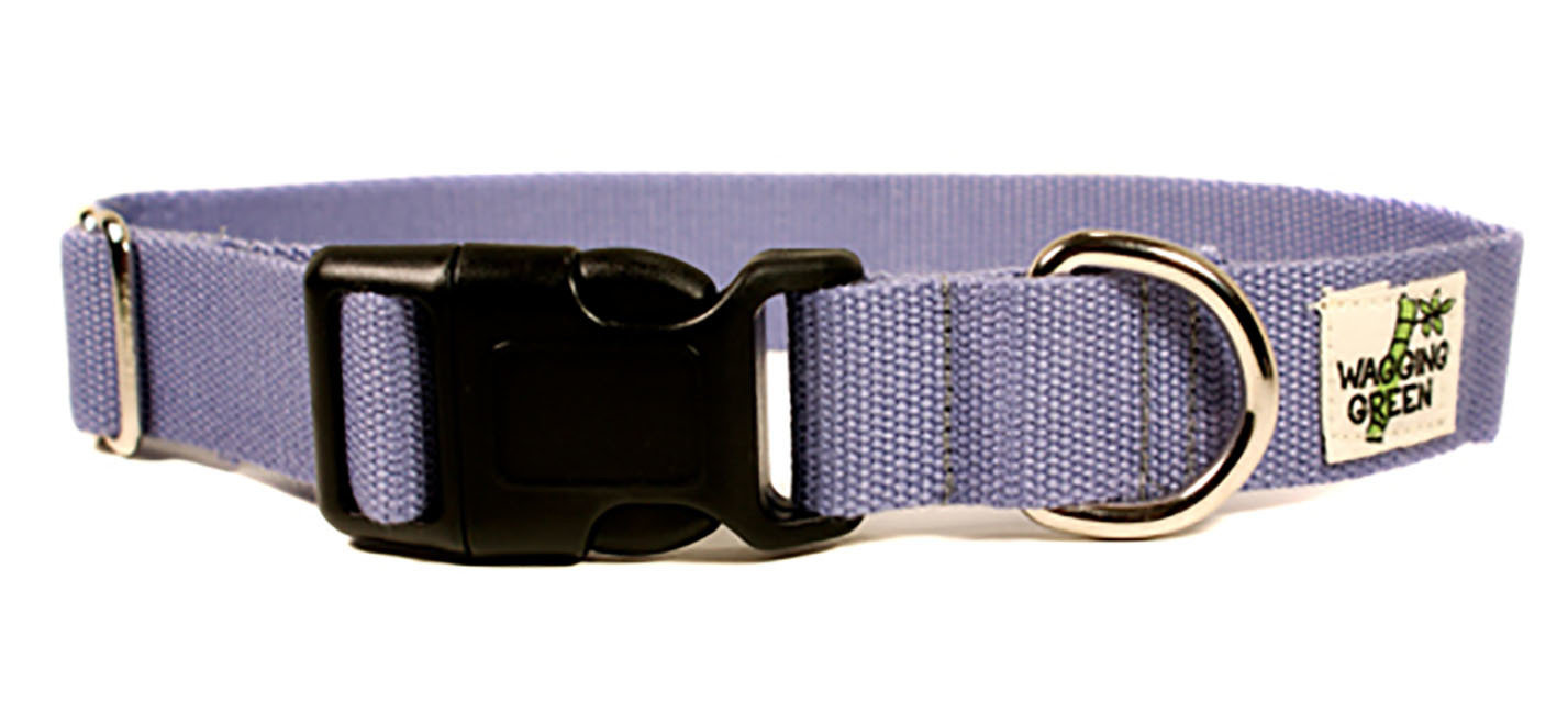 Eco Friendly Bamboo Double Layer Dog Collar - Spring Lilac (1