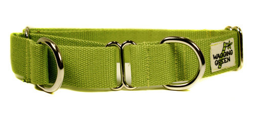 Eco Friendly Bamboo Double Layer Martingale Dog Collar - Bamboo Zen