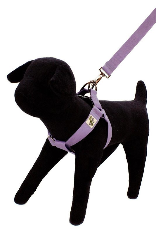 Eco Friendly Bamboo Single Layer Step-In Dog Harness - Spring Lilac