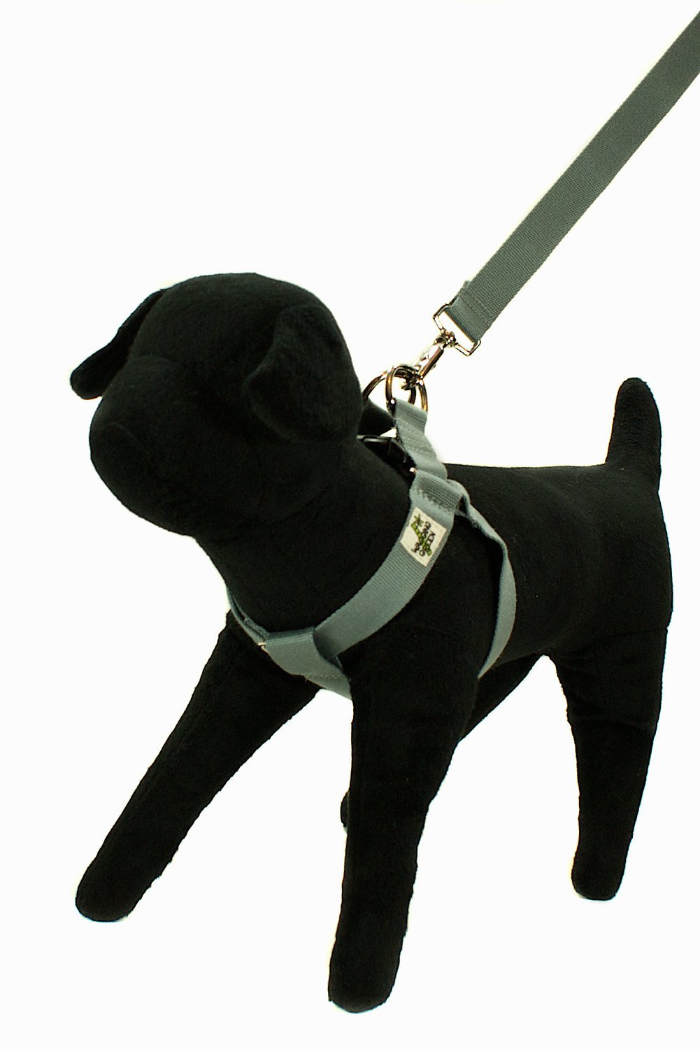 Eco Friendly Bamboo Single Layer Step-In Dog Harness - Pebble