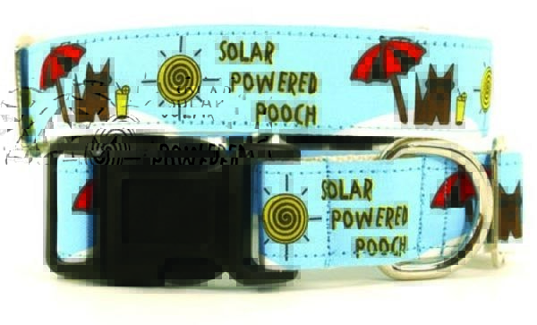 Eco Friendly Bamboo Saving The Earth Series Dog Collars - Solar Powered Pooch