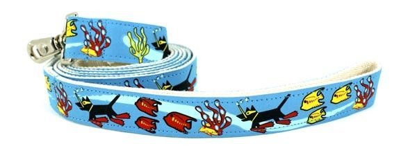Eco Friendly Bamboo Saving The Earth Collection Dog Leash - Making Waves