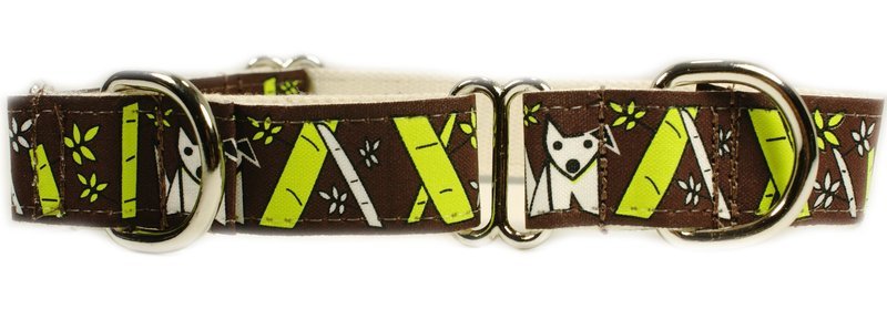 Eco Friendly Bamboo Saving The Earth Collection Martingale Collar - Bamboo Pooch