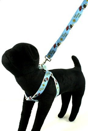 Eco Friendly Bamboo Saving The Earth Series Dog Harness - Solar Powered Pooch (1