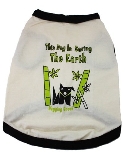 Eco Friendly Bamboo Saving The Earth Series Dog T-Shirt - Saving the Earth