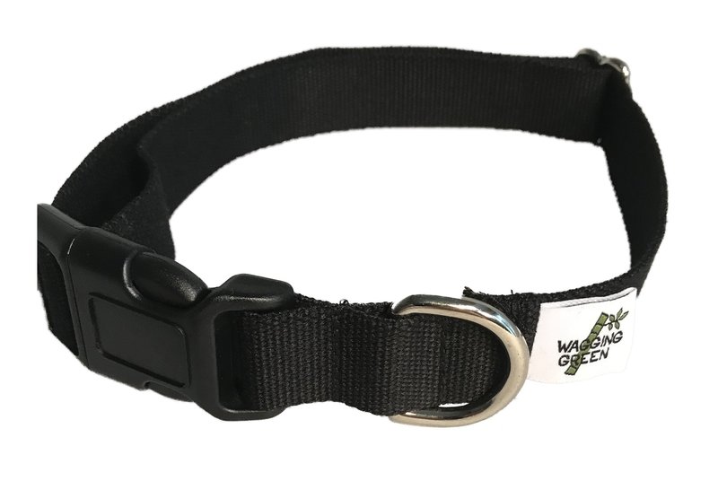 Eco Friendly Bamboo Double Layer Dog Collar - Midnight
