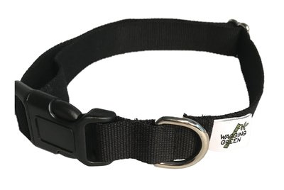Eco Friendly Bamboo Double Layer Dog Collar - Midnight