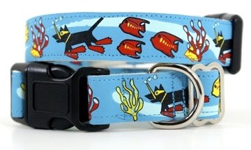 Eco Friendly Bamboo Saving The Earth Series Dog Collars - Making Waves
