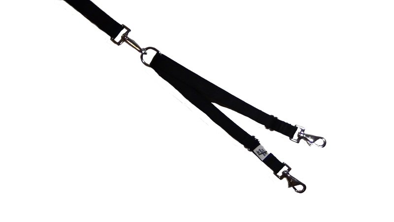 Eco Friendly Bamboo Tandem Leash Accessory - Midnight