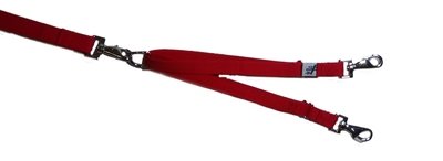 Eco Friendly Bamboo Tandem Leash Accessory - Berry