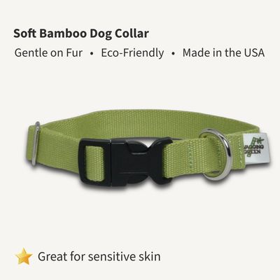Bamboo Zen - Bamboo Dog Collar | Soft, Adjustable, Eco-Friendly
