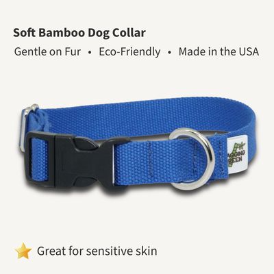 Twilight Bamboo Dog Collar | Soft, Adjustable, Eco-Friendly