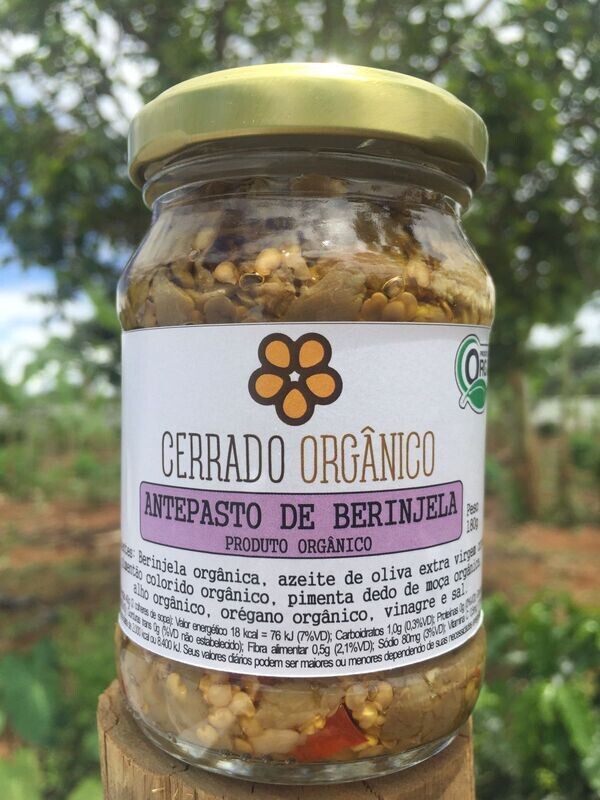 Antepasto de Berinjela Orgânica