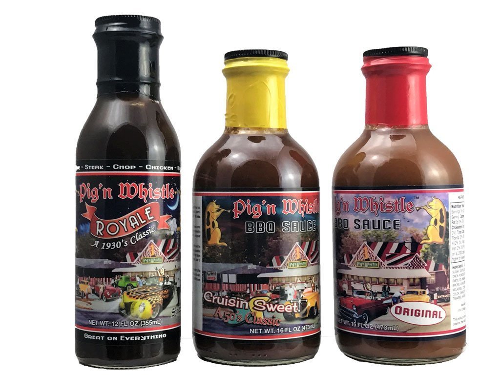 Six Pack Pig'n Whistle BBQ Sauce