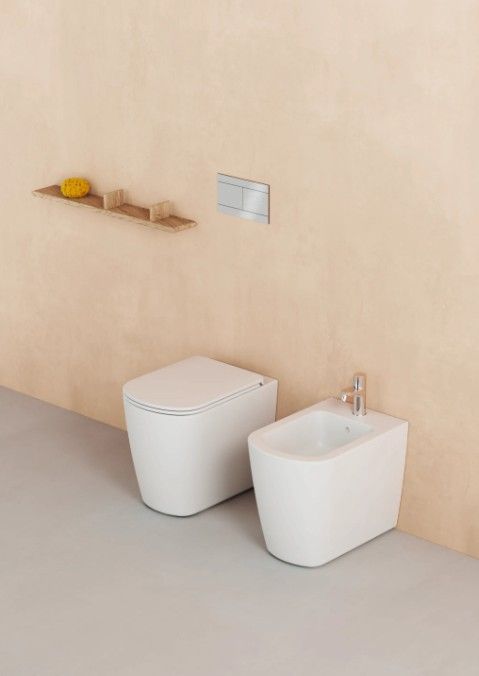 SERIE AUREA IGIENICI FILO PARETE IN CERAMICA - AZZURRA