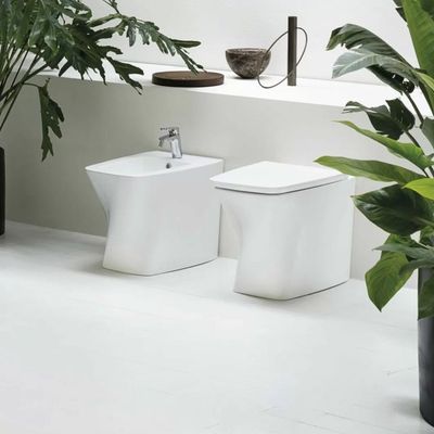 SERIE HERA IGIENICI FILO PARETE IN CERAMICA - AZZURRA