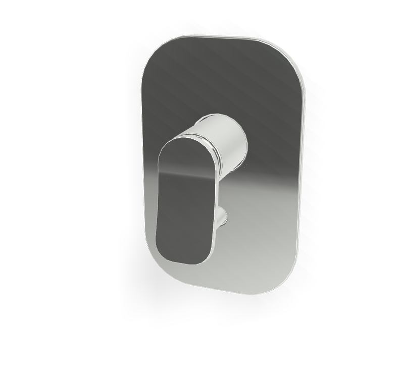 SERIE FLO MISCELATORE MONOCOMANDO OTTONE CROMATO