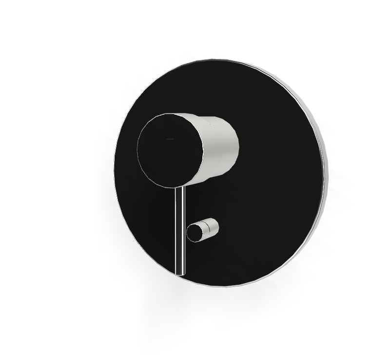 SERIE SPILLO UP MISCELATORE MONOCOMANDO OTTONE CROMATO