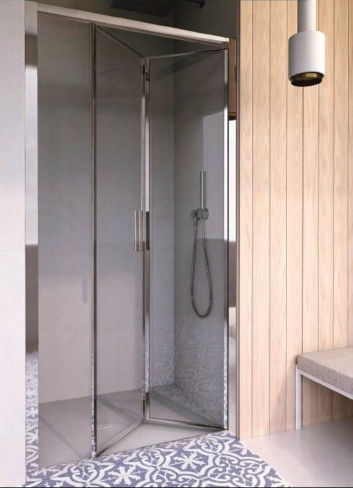 NICE BOX DOCCIA SOFFIETTO PER NICCHIA/AD ANGOLO CON PARETE FISSA