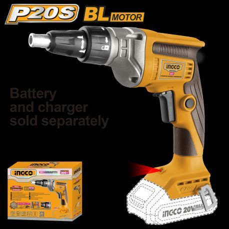 AVVITATORE PER CARTONGESSO A BATTERIA 20V NUDO