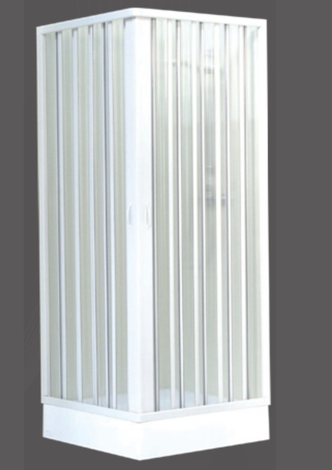 BOX DOCCIA ANGOLARE A SOFFIETTO IN PVC