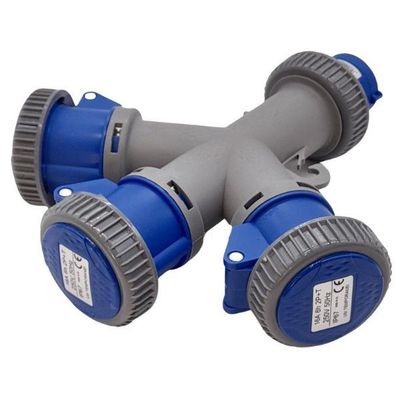 SPINA MULTIPLA 3 USCITE 16A 230V IP67 - SENZA CAVO SPINA MULTIPLA 3 USCITE 16A 230V IP67 - SENZA CAVO