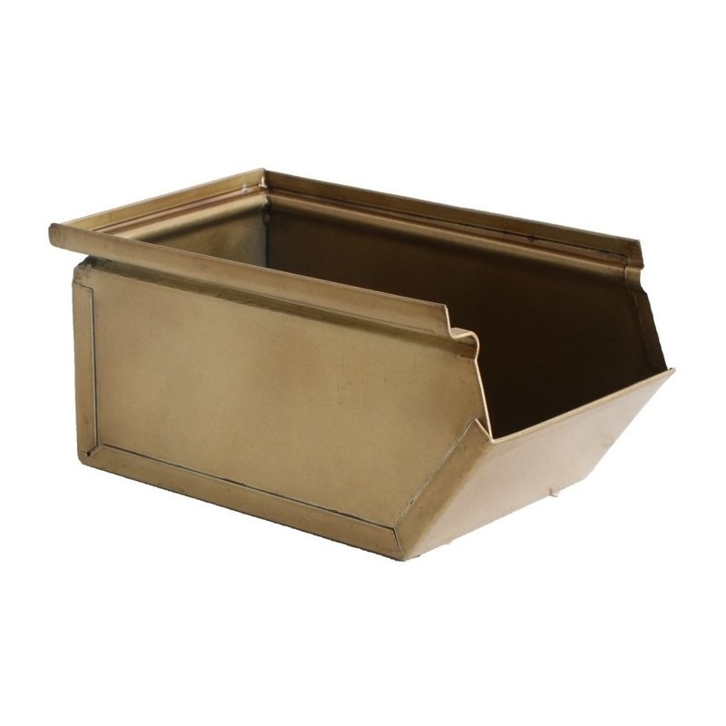 Storage Box Antique Brass Finish