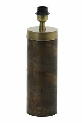 Lamp Base BARATO 12x36 wood brown bronze