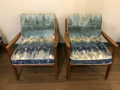 Ole Wanscher Vintage Pair of Armchairs