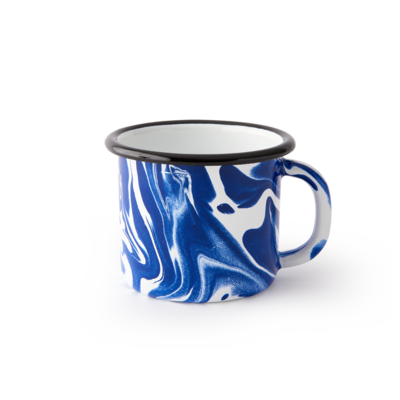 Mug- Blue and White Marble