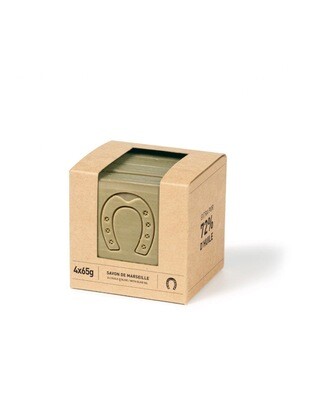 Sliced Cube Olive Marseille Soap 4X65G