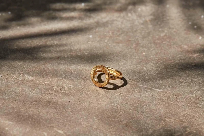Lalia Etched Ring Band