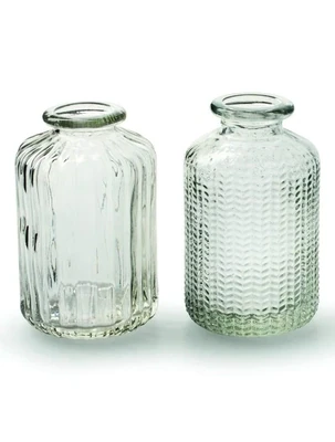 Jazz Clear Mini Bottle Vase