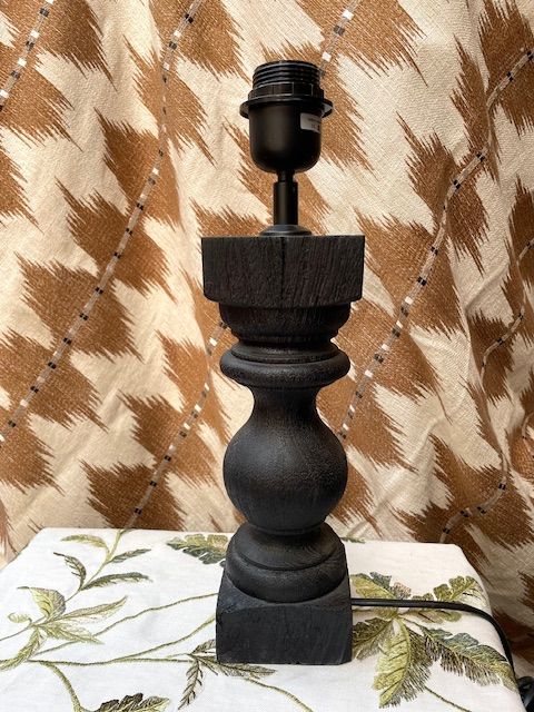 Lamp base 9x9x27 cm CUMANI wood black