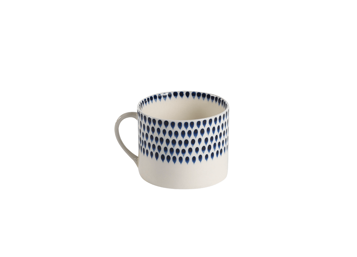Indigo Drop Mug Short