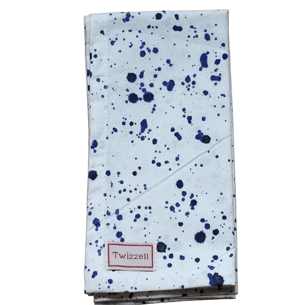 BLUE SPLATTER NAPKIN X 4