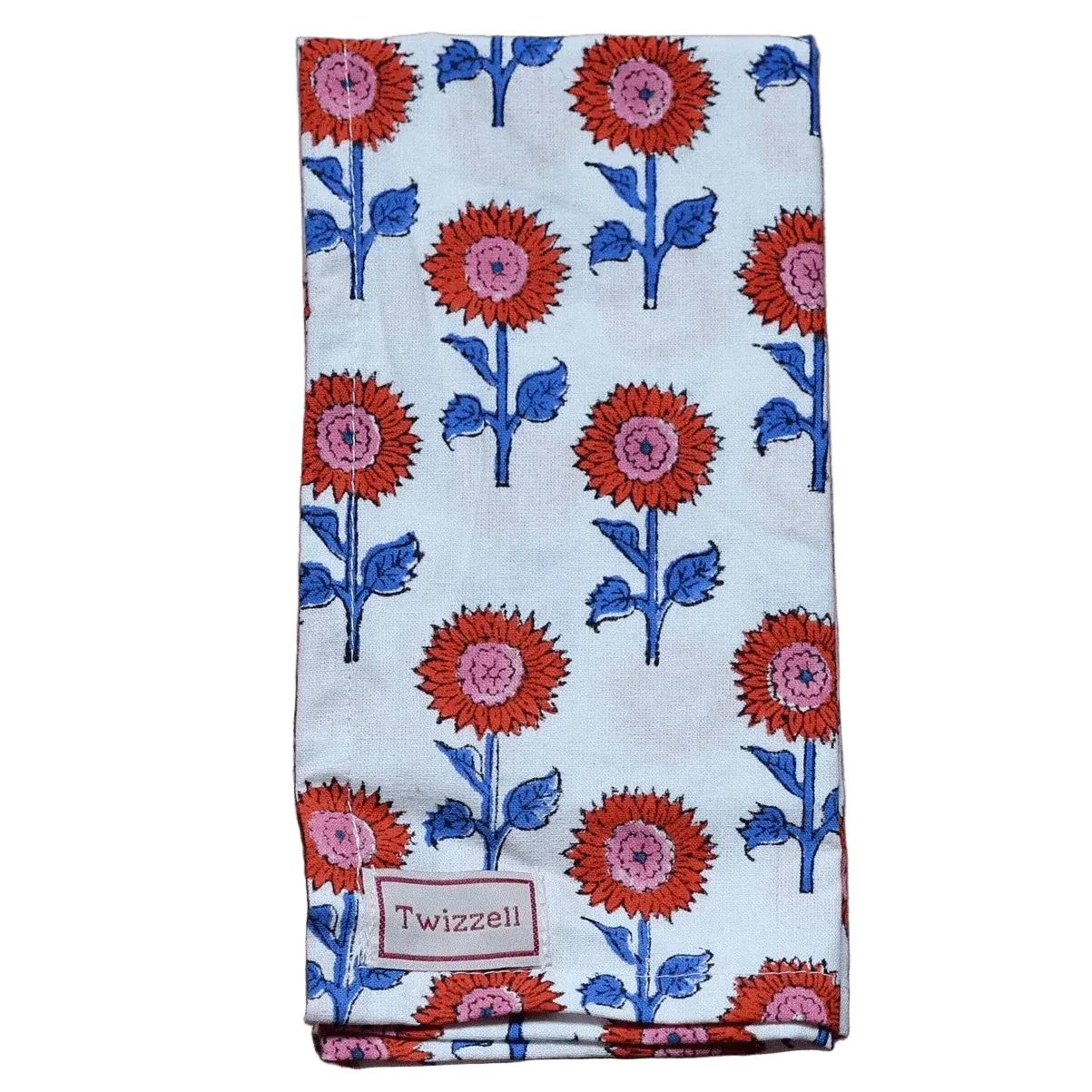 SUNFLOWER FIELD NAPKIN X 4