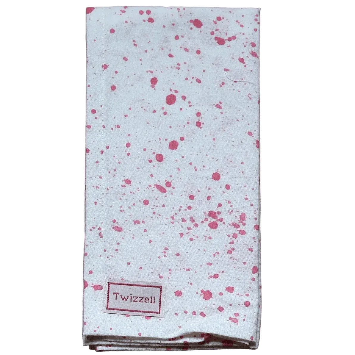 PINK SPLATTER NAPKIN X 4